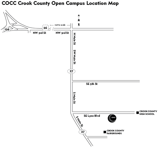Crook County Open Campus Map