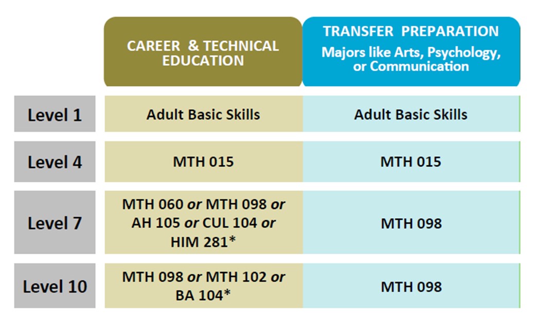 Snapshot of Placement Chart