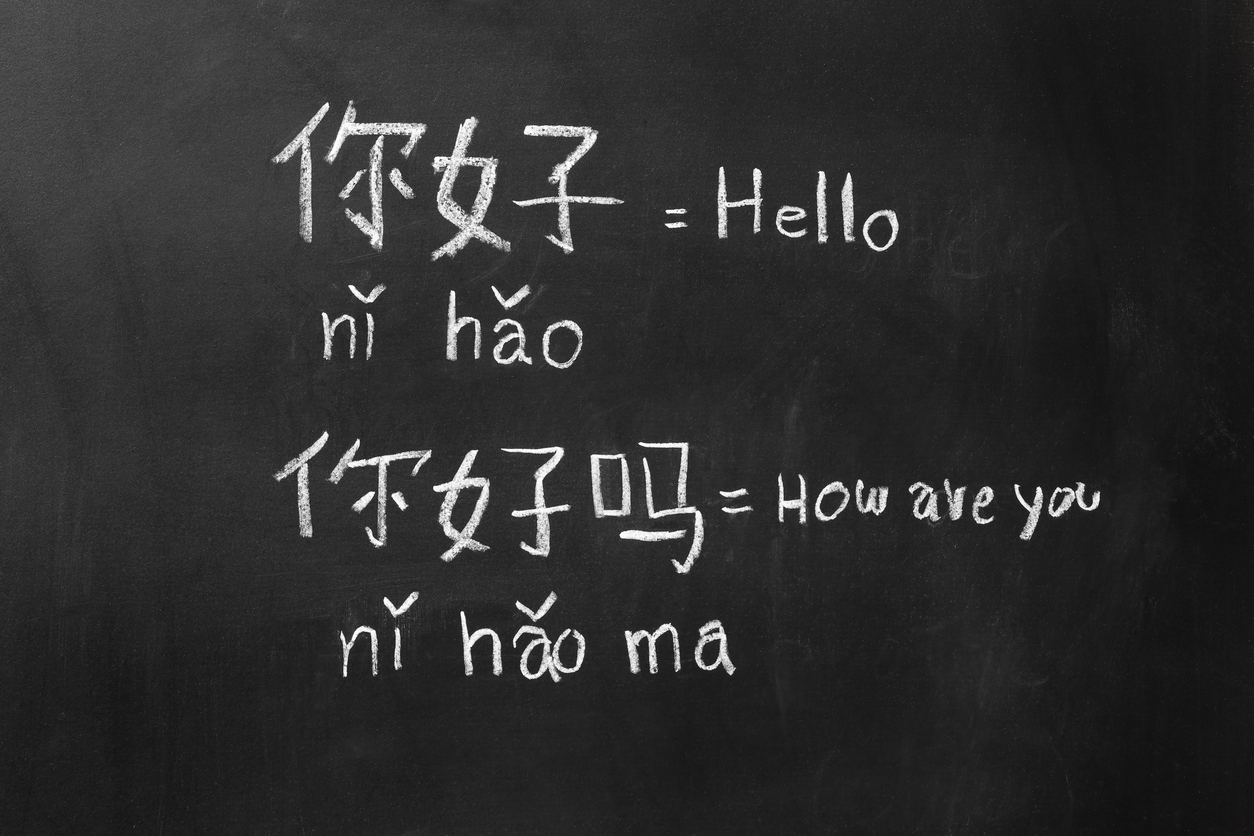 Hello and How are you in chinese 