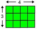 3x4 rectangle