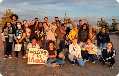 Ununtu students taking a group photo