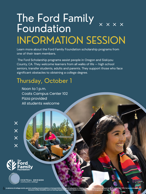 Poster of Ford Foundation Scholarship Information Session