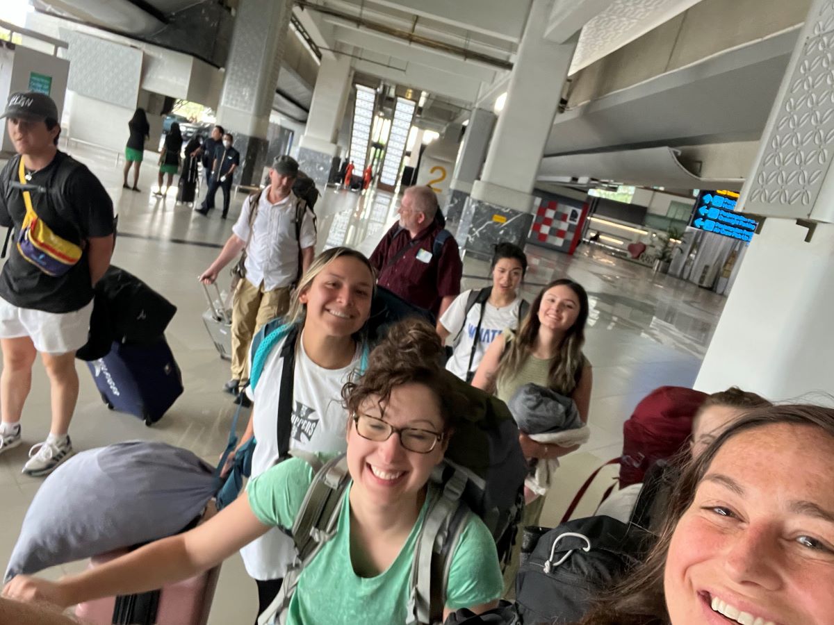 Students in Airport Together Students in Airport Together
